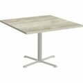 Special-T Table, Square, 42inx42inx29in, GrayBase/AgedDriftwoodTop SCTSTAR24242GAD